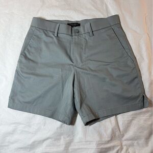 Banana Republic Aiden Light Gray Flat Front Shorts
